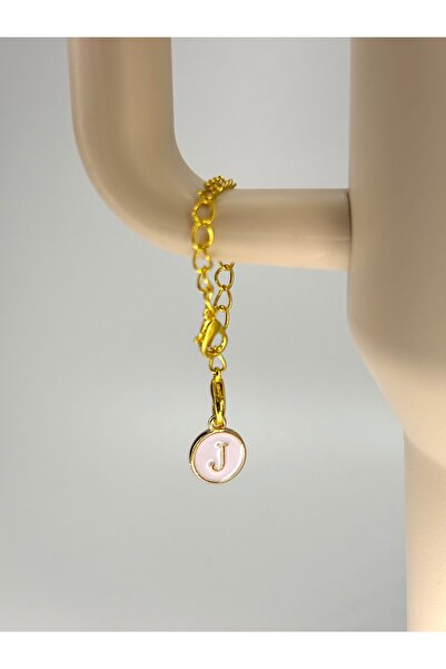 YuccaCo Accessorize Your Life ملحق متوافق مع الترمس الأبيض J/حلية الترمس على شكل حرف J/حلية الترمس على شكل حرف