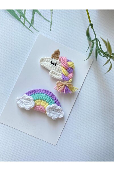 Kadın Girişimciler Atölyesi Unicorn & Gökkuşağı Organik Set 2'li Saçsız Bebek...