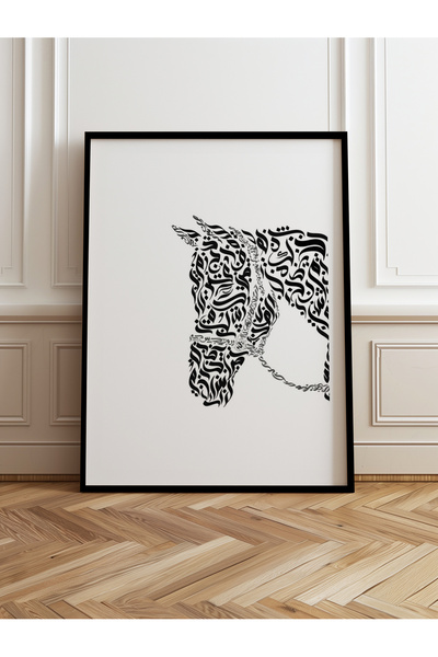 HOMEPACK Pictură cu un singur cadru din lemn Pictură poster dintr-o bucată TK...