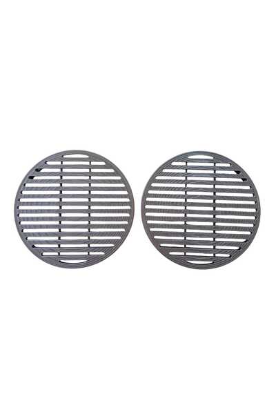 PRİVATE Renault Clio 2 Reno Uyumlu 2 Adet Kapı Hoparlör Kapağı Gri Renk 1 Çif...