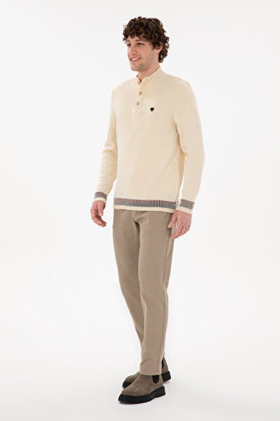 U.S. Polo Assn. Erkek Krem Kazak 50292853-VR071