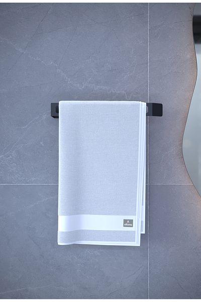 alfams by fmsa Metal Set of 2 |   Toilet Paper Holder + Towel Rack – Rust Resistant, Long Lasting