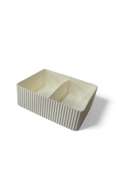 Hesaplı Kasa Λευκό 16x12x5,5 cm Organizer με διαμερίσματα KatKat