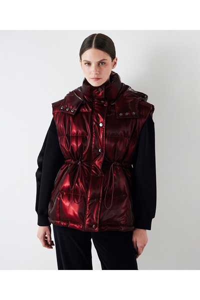 İpekyol Shiny Textured Stylish Vest