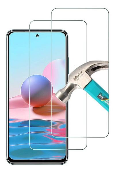 erorex 2 Pack Compatible With Xiaomi Redmi Note 10 Screen Protector Tempered Glass For Redmi Note 10 9H