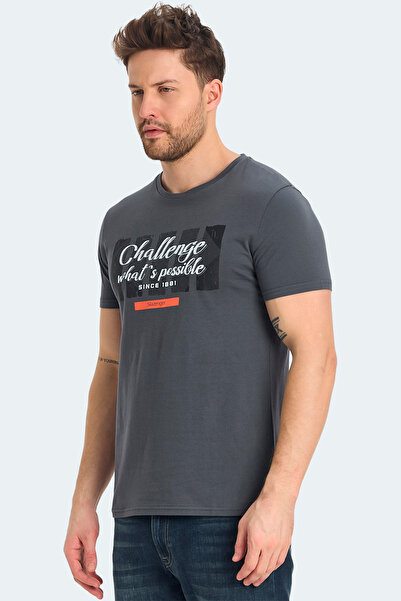 Slazenger Ratan Men's T-Shirt Dark Gray