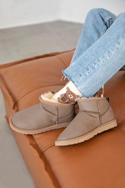 STRASWANS Asian Women's Sole Leather Yanmazdouble Layer Warm Footwear