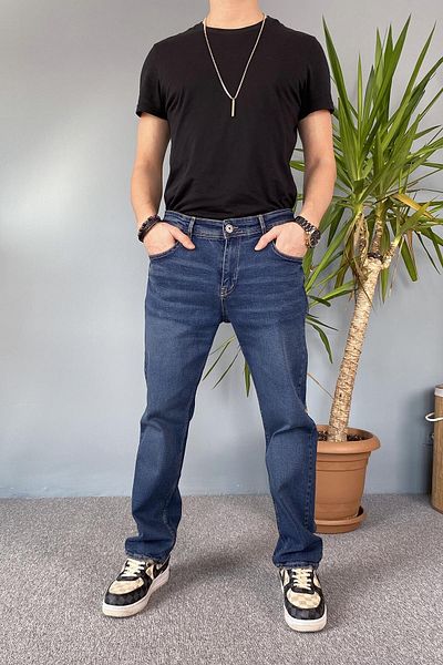Alışveriş Sokağı Dark Blue Jeans Pants