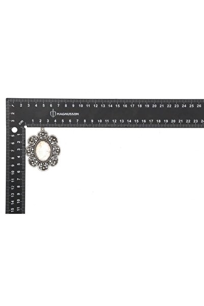 BONCADAS ETAMİN KANAVİÇE TAŞ İŞLEME KOLYE ÇERCEVESİ KOLYE UCU (5 ADET)