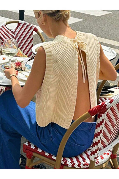 YUGA KNİTTİNG Trico Knit Basic Women's Sweater