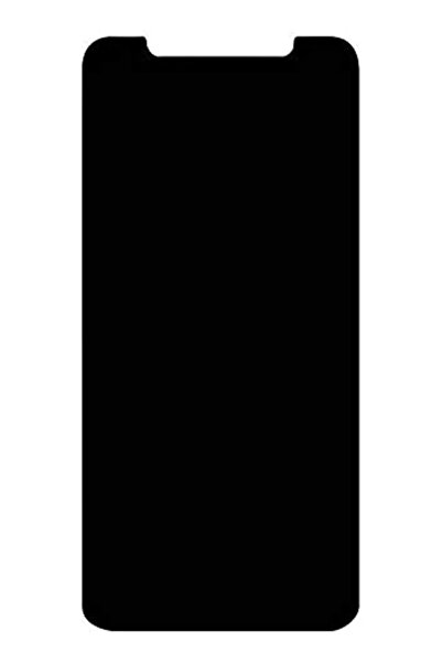 erorex واقي شاشة زجاجي مقوى أسود مضاد للكسر ومضاد للخدش لهاتف آيفون Xs Max مض...