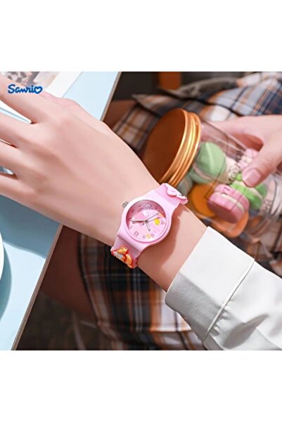 BBS Sanrio Cinnamoroll Kuromi My Melodi Hello Kitty Tarçın Rulosu Kol Saati (...