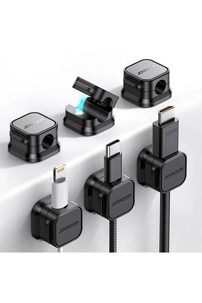 Joyroom Zs368 Premium Magnetic Cable Organizer (6 Pcs)