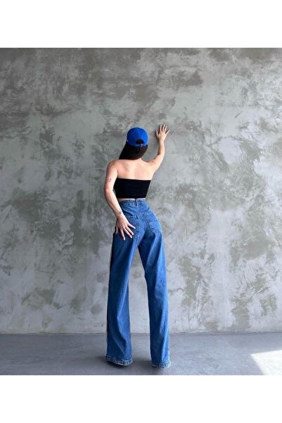 Semesia Pantaloni cu detaliu de trening