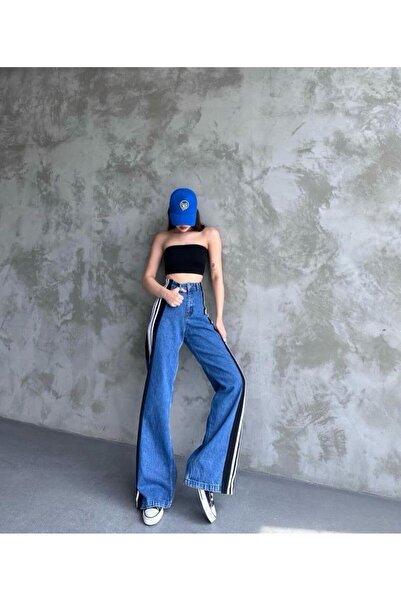 Semesia Pantaloni cu detaliu de trening