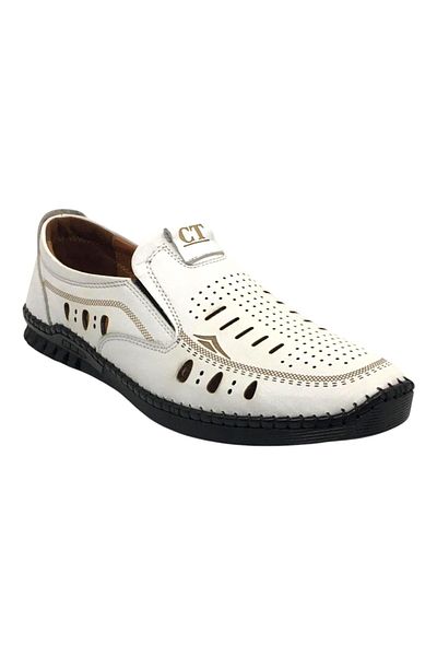 CATELLİ 100% piele ortopedică pentru bărbați, vară, confortabilă, zilnică, sandale perforate, 40-45