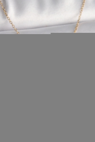 Clariss 316L الصلب الذهب اللون سلسلة الأزرق نموذج العالم قلادة المرأة