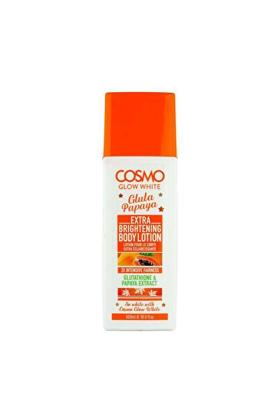 Cosmo لوشن الجسم المضيء المتوهج 500 مل، مستخلص الجلوتاثيون والبابايا للجنسين