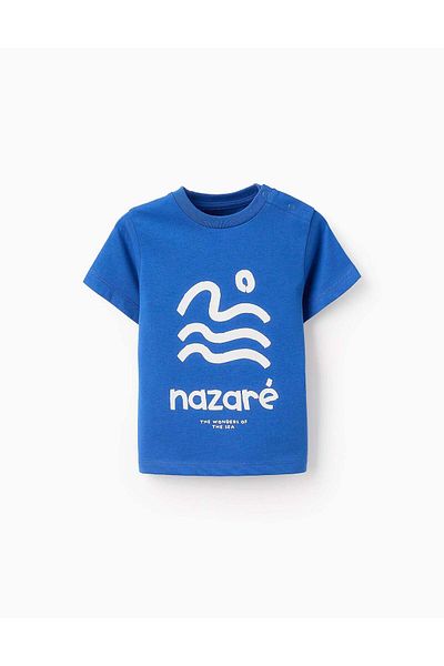 Ziddy Cotton T-shirt for Baby Boys 'Nazaré', Blue