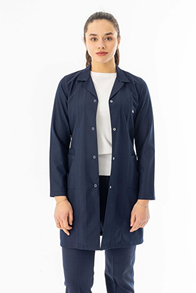 112Giyim Spor Yaka Uzun Kol Kadın Doktor Hemşire Öğretmen Önlüğü Kaliteli Alp...