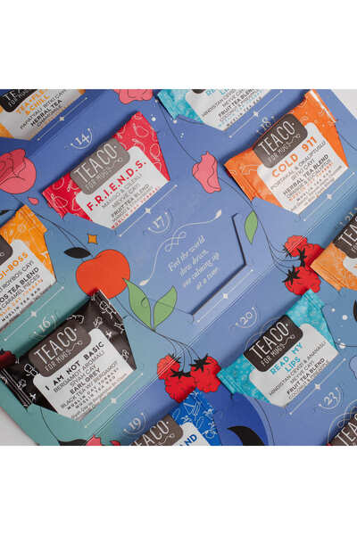 Tea Co تقويم شاي لمدة 30 يوماً 30 Days Of Serenity، شاي واحد يومياً - TEA CO.