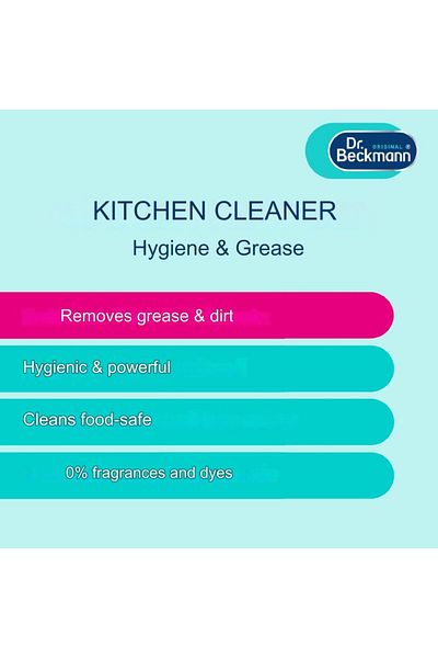 Dr.Beckmann Dr. Beckmann Kitchen Cleaner Hygiene & Greaser 500 ml