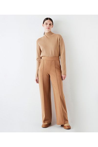 İpekyol Relaxed fit rib stitching pants