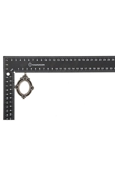 BONCADAS ETAMİN KANAVİÇE TAŞ İŞLEME KOLYE ÇERCEVESİ KOLYE UCU (5 ADET)