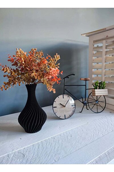 3D Brothers مزهرية أنيقة بتصميم حلزوني مع لمسة فنية معاصرة