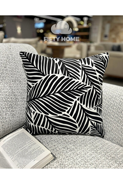 Fifty Home 43x43 см Сіро-білий Цифровий друк Посібник