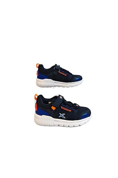 Kinetix Vagor Fx Navy Blue Velcro Lightweight Boys' Sports Shoes
