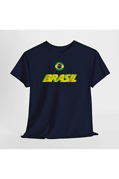 SARI BRASIL BREZİLYA ARMA TSHIRT %100 PAMUK