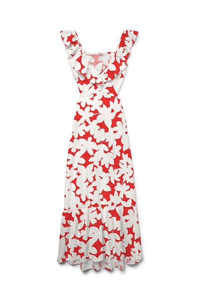 Vero Moda Kleid VMDICTHE Langes Kleid