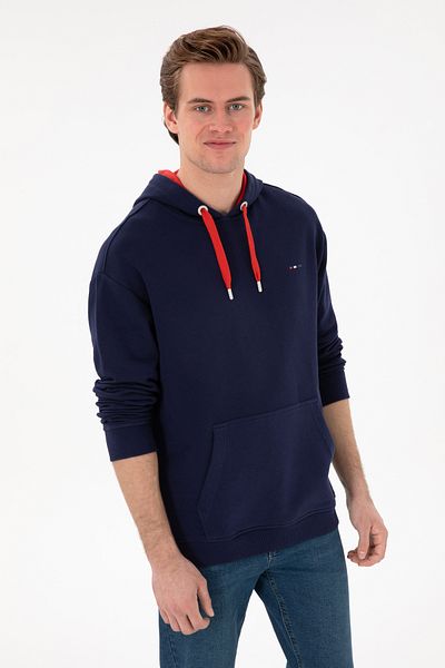 U.S. Polo Assn. Мъжки тъмносин суитшърт 50264648-VR033