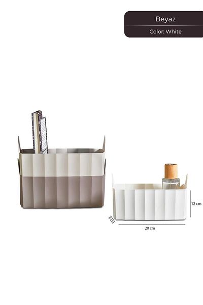 Hesaplı Kasa White 20X12X8Cm Dimensions Organizer