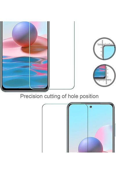 erorex 2 Pack Compatible With Xiaomi Redmi Note 10 Screen Protector Tempered Glass For Redmi Note 10 9H