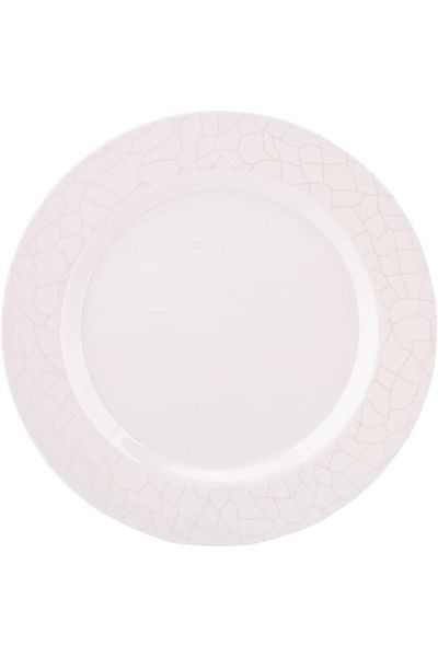 AKDC DINNER PLATE 20CMX20CMX2CM white pearl