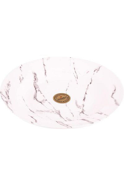 AKDC DINEWELL M/MINE SOUP PLATE 23CMX23CMX3CM white