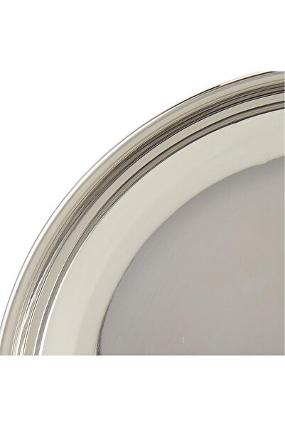 RAJ STAINLESS STEEL SIDE PLATE , 21 CM , RP0010, Rice Plate , Dessert Plate , Serving Plate