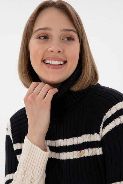 U.S. Polo Assn. Women's Navy Blue Sweater 50293134 -Vr033
