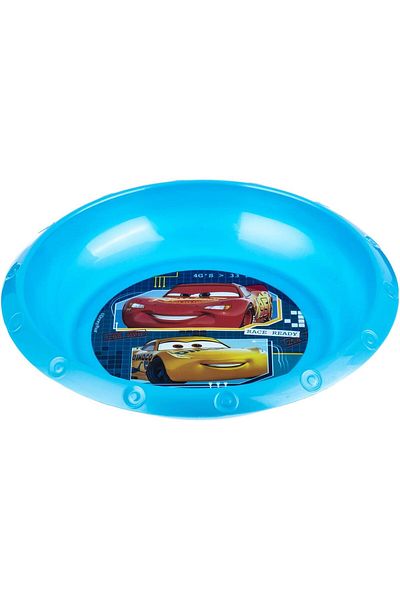 AKDC SNACK PLATE CARS 16CMX16CMX3CM Blue