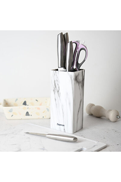 Fissman منظم سكاكين المطبخ 22 سم مع شعيرات بلاستيكية مرنة