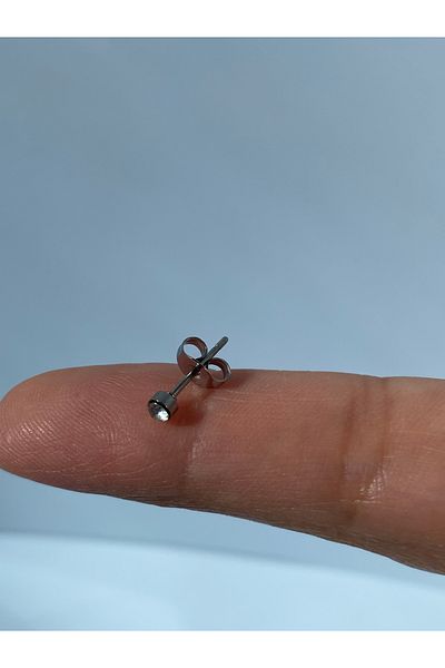 kurukafagift Steel Single Earring 3 mm