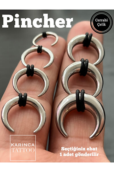 Karınca Piercing Septum Cerrahi Çelik Pincher Piercing Genişletici Ear Stretcher Gauge Taper Plug Tünel Açma Aparatı