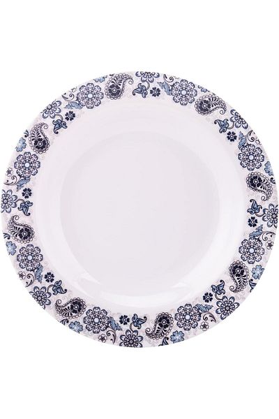AKDC M/Mine Soup Plate L(23cm) xW(23cm) xH(3cm) White, Blue, Black 6296901966123