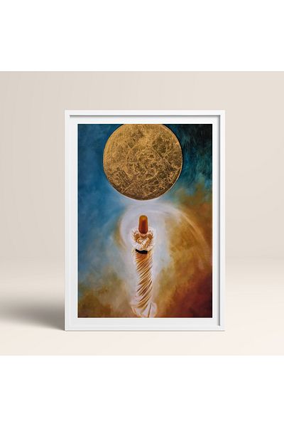 HOMEPACK Pictură cu un singur cadru din lemn Pictură poster dintr-o bucată TK/1224