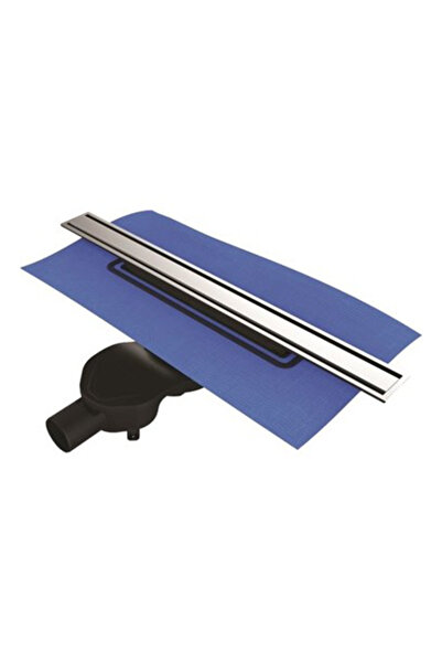 VitrA 59980478000 Eco-Flow V-Flow Dk100 50 Cm Duş Kanalı - Mat Krom Yandan