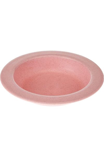 SHALLOW BD-WS-10(Pink) Wheat Straw Tableware Set- Plate|Spoon|Fork-Pink