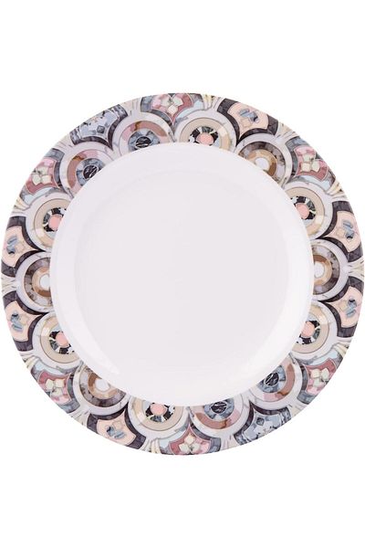 AKDC M/Mine Dessert Plate L(20cm) xW(20cm) xH(2cm) White