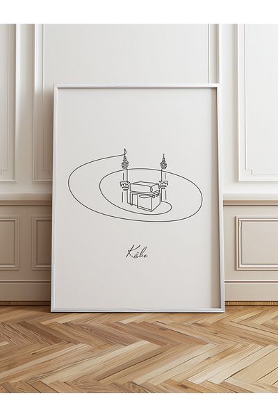 HOMEPACK Pictură cu un singur cadru din lemn Pictură poster dintr-o bucată TK/1205